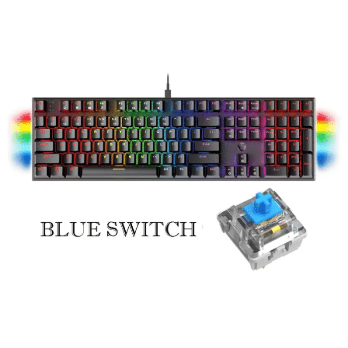 Keyboard Fantech Mechanical Maxfit108 MK855 Black