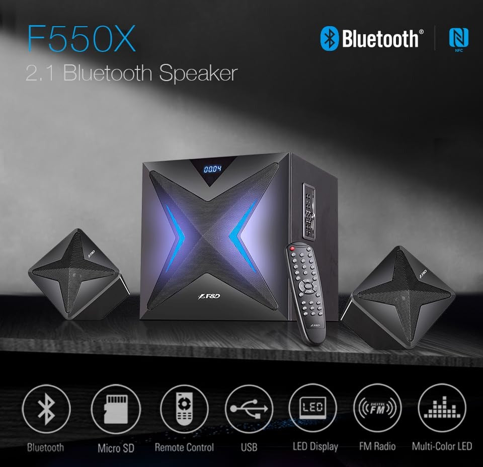 F&amp;D F550X Bluetooth Speaker - 2.1