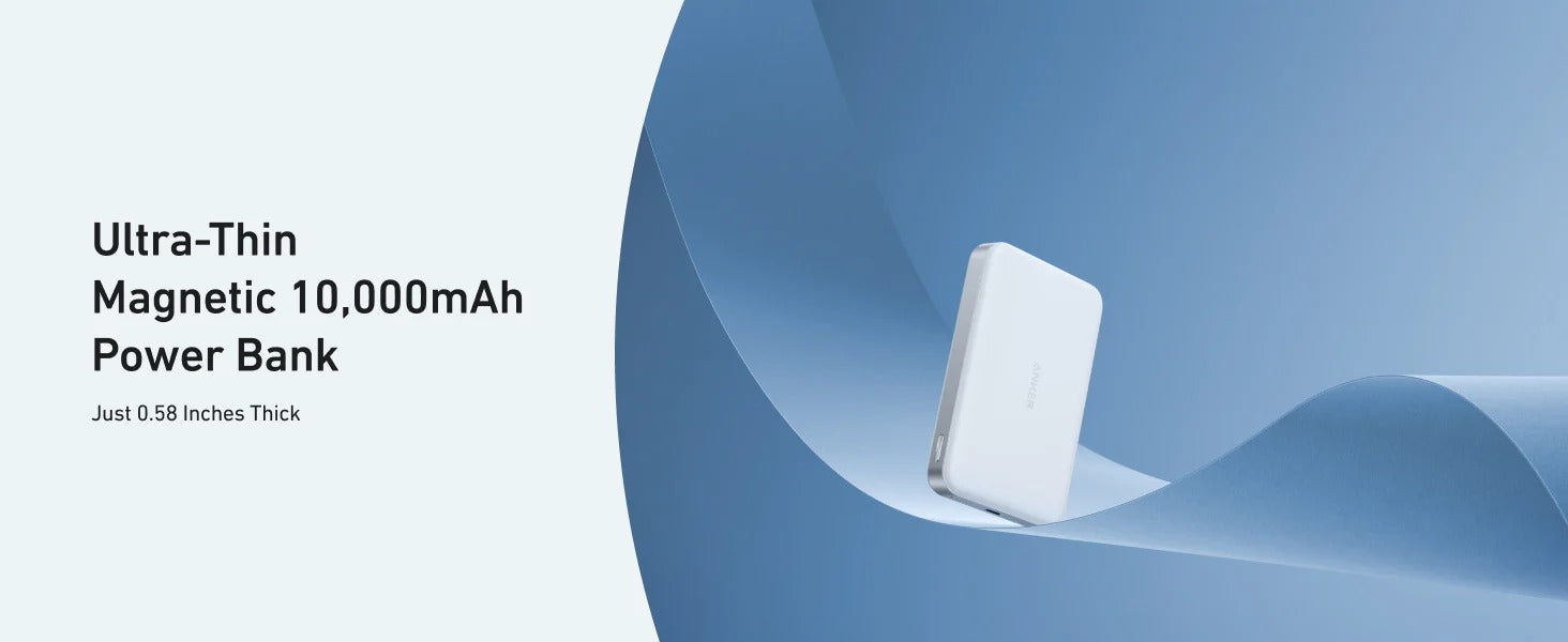 Anker A1664P11 MagGo Power Bank Ultra Slim 1000mAh QI2 Certified 15W Ultra Fast
