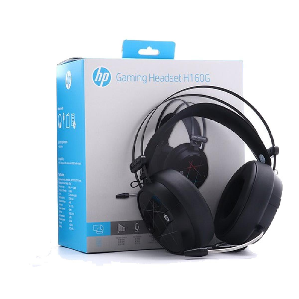 سماعة رأس الألعاب HP H160 مقاس 2-3.5 مم + USB