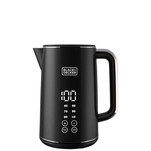 BLACK AND DECKER Digital Kettle  1.7L  2200W  Black - JCD200
