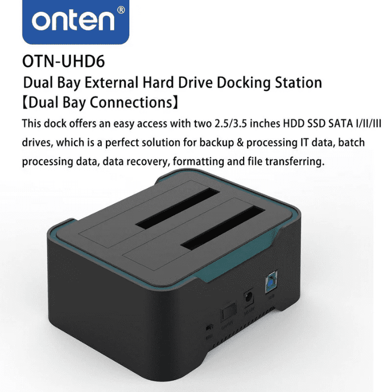 محطة قاعدة أونتين 2.5 3.5 SATA UHD6
