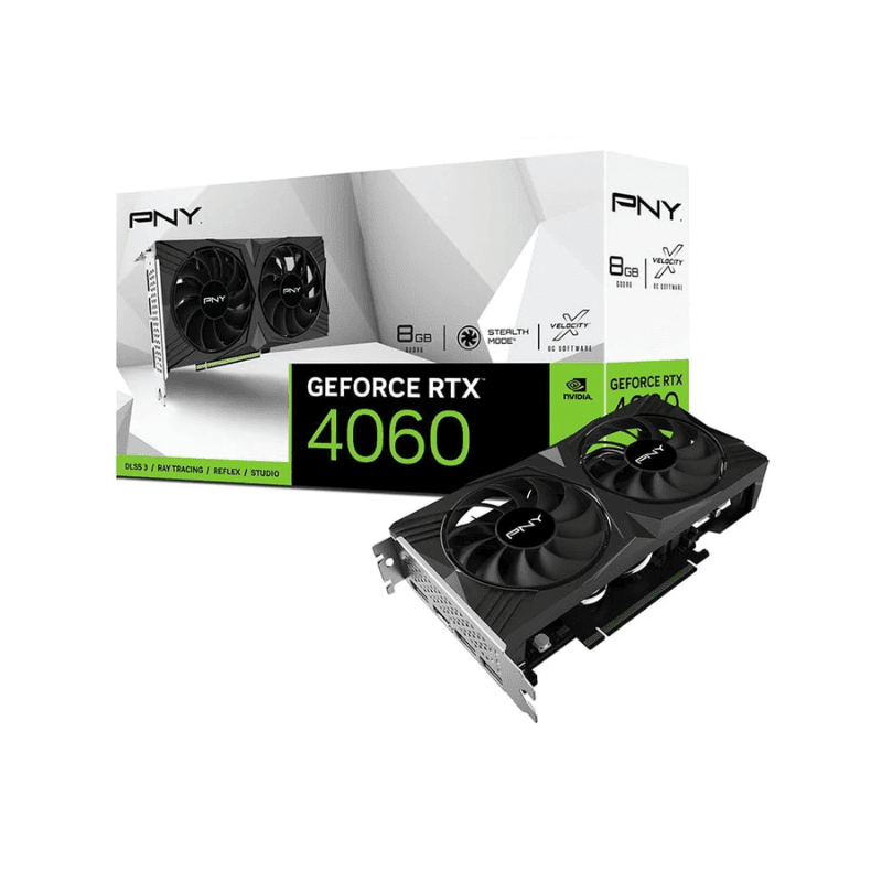 بطاقة رسومات Nvidia GeFORCE PNY 4060 سعة 8 جيجابايت