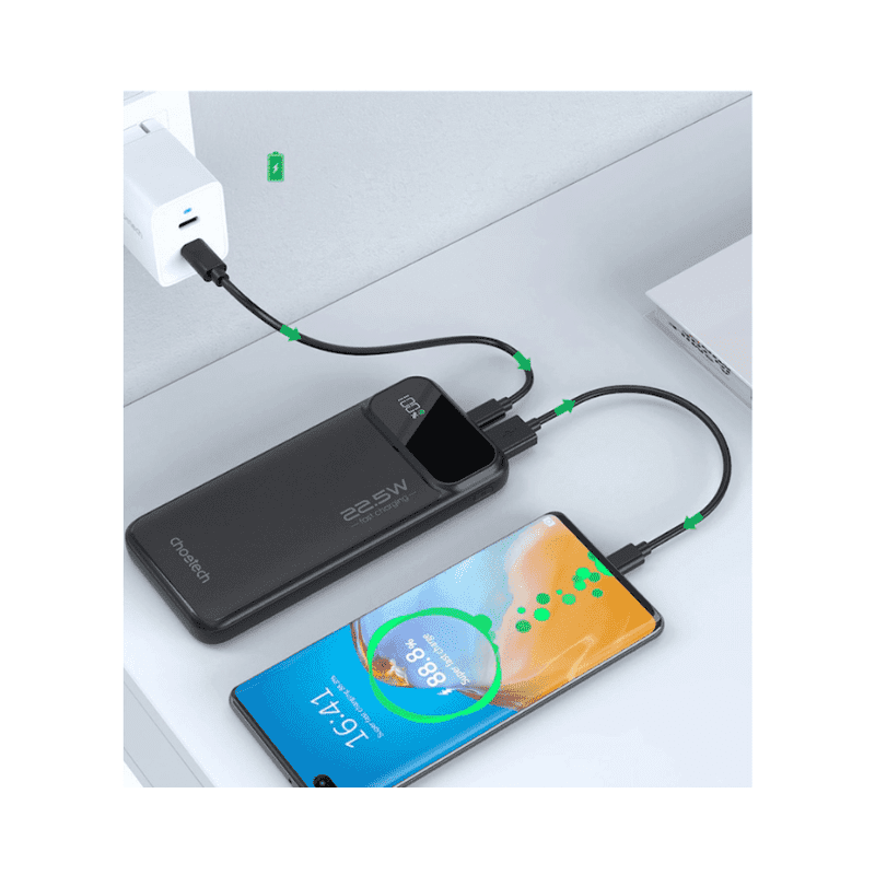 Choetech PD22.5W Power bank 20000mAh B729-ACBK