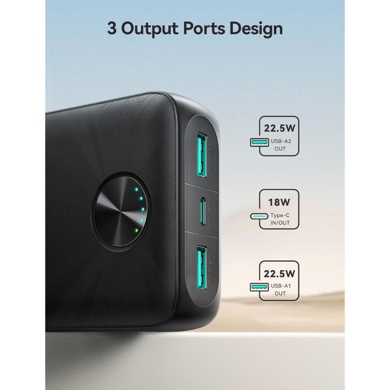 JoyRoom Power Bank 22.5W Fast Charging 20000mAhnBlack JR PBF16