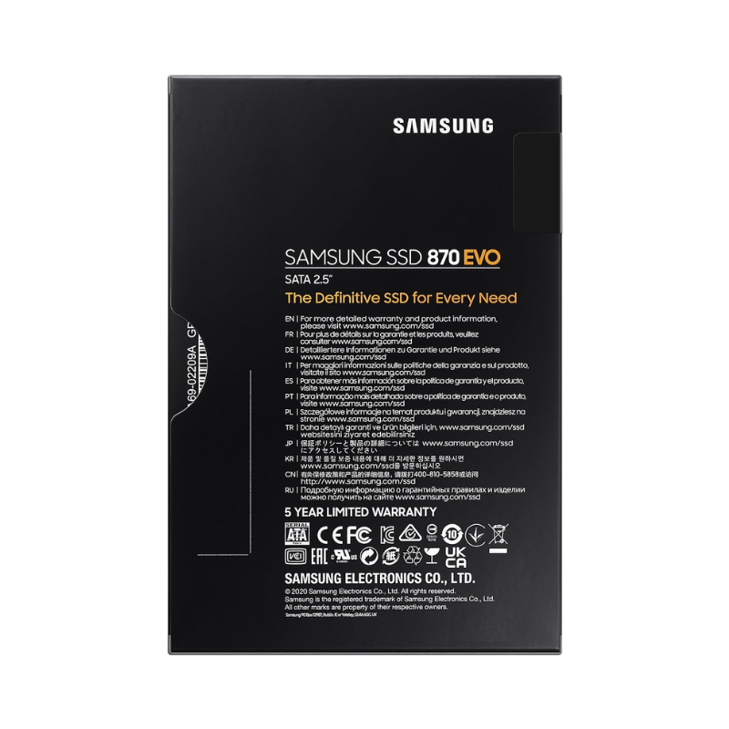 Samsung ® SSD Storage 870 EVO 250GB 2.5