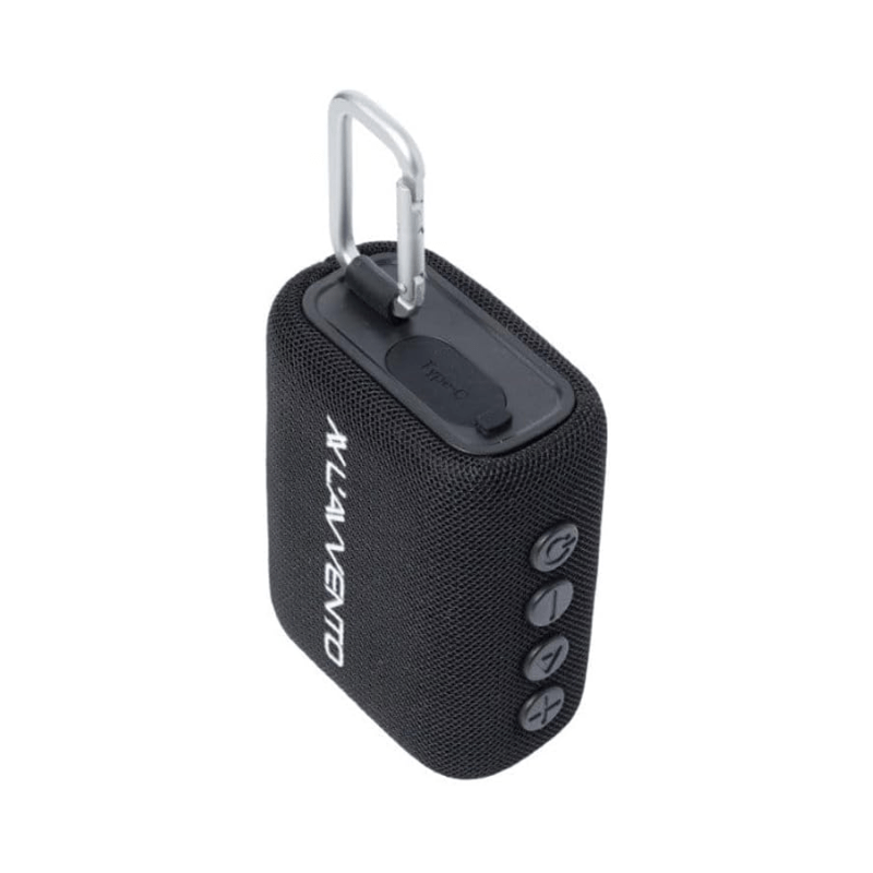 Lavvento Waterproof Speaker IPX7 5.5 1500mAh TWS Voice Assistance Metal Carabiner