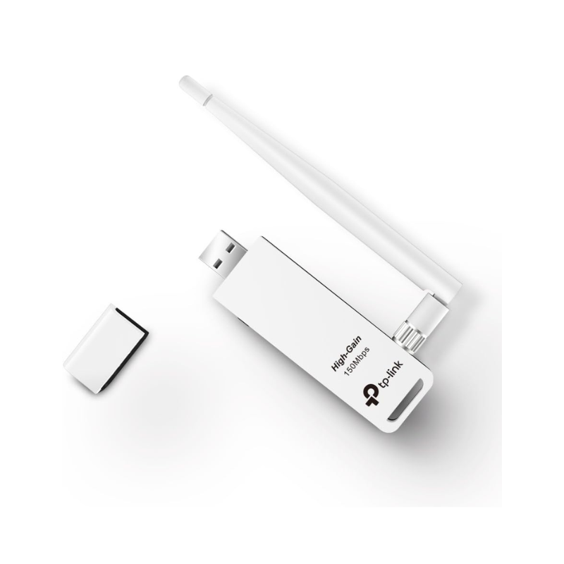 TP-Link TL-WN722N High Sensitivity Wireless USB Adapter - Up to 150Mbps