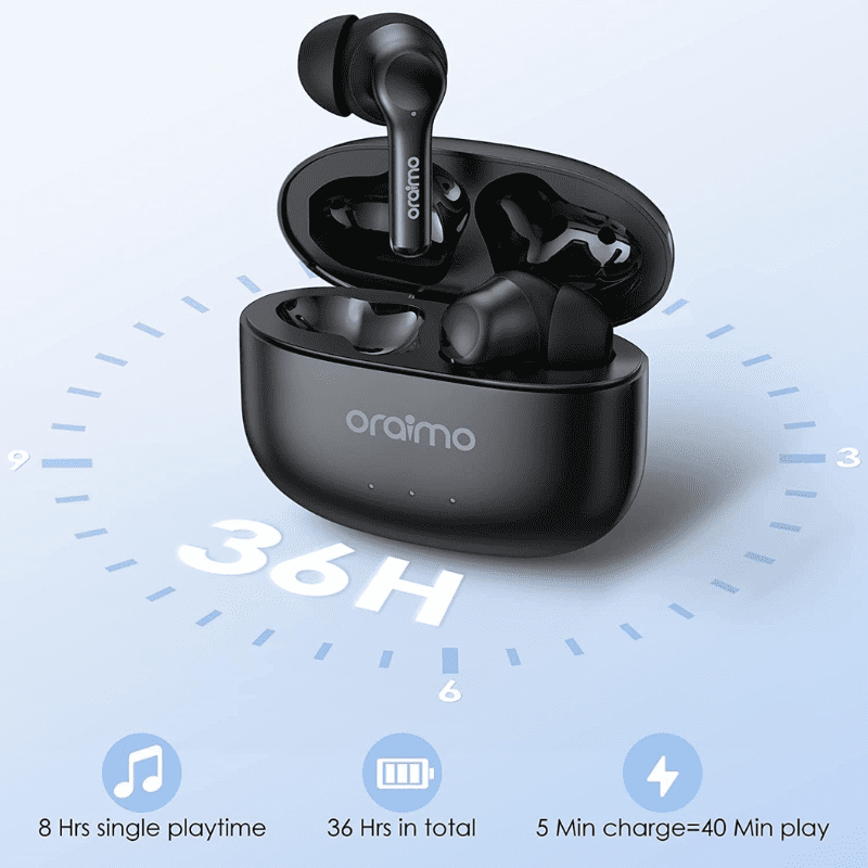 Oraimo TWS Earphone OEBE104DC  Black