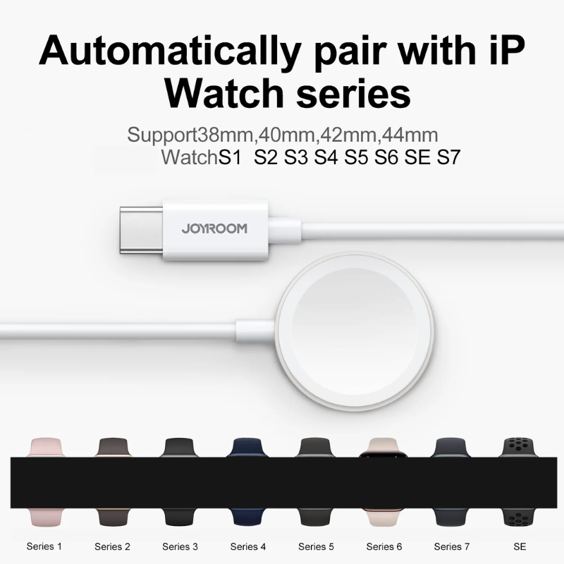 Joy ROOM IP Watch Magnetic Charging Cable Type C 4ft 1.2m S- IW004