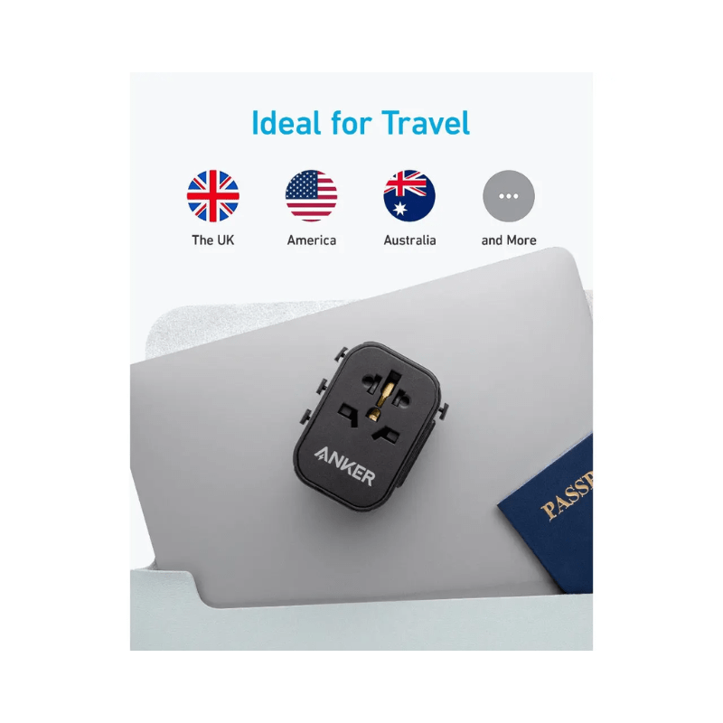 Anker 312 PowerExtend USB-C Travel adapter 30W Black A9212K11