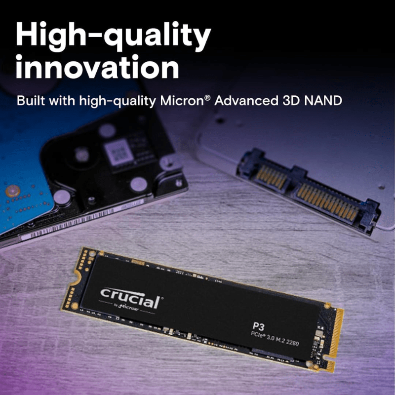 Crucial ® SSD Storage 1TGB NVMe M2 P3