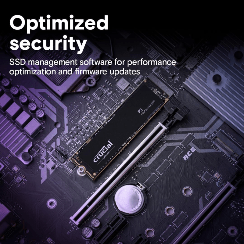 Crucial ® SSD Storage 1TGB NVMe M2 P3