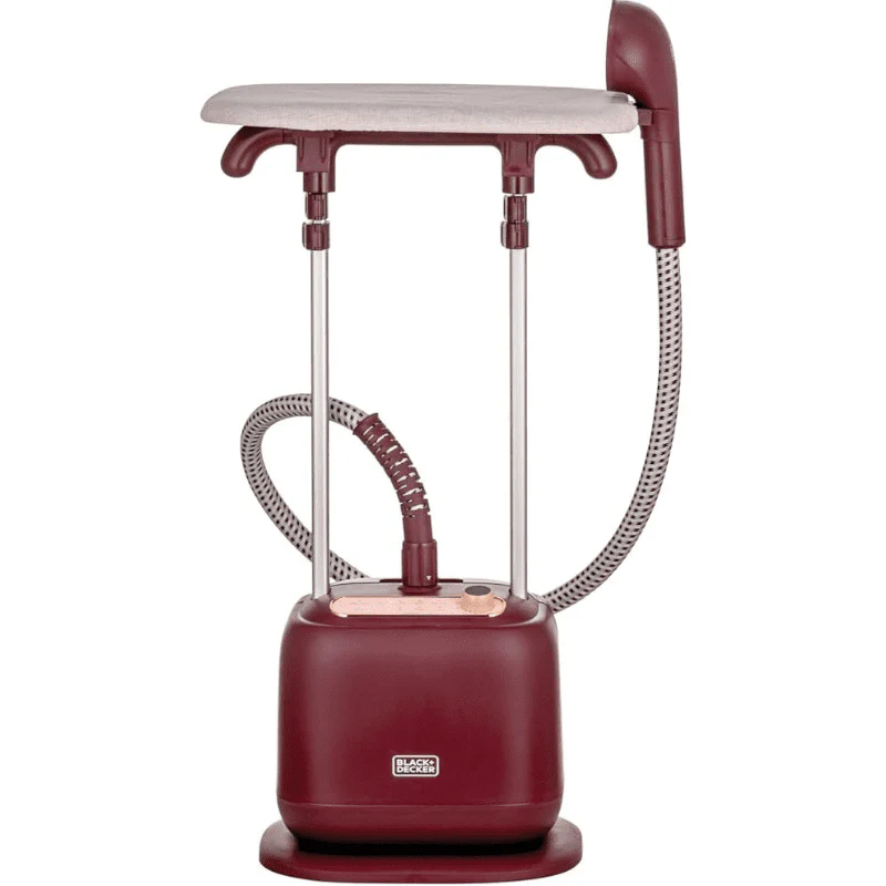 Black &amp; Decker Vertical Digital Garment- Steamer- Twin Pole- 2400W- 10 Levels GSTD2450-B5