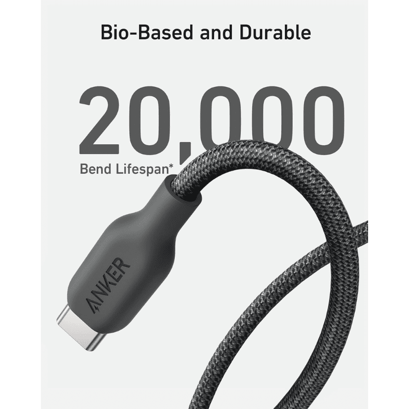 Anker  USB-C to USB-C Cable 6ft 240 W Black