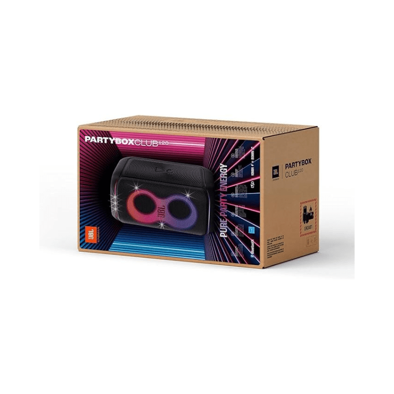 JBL PartyBox Club 120 Portable Bluetooth Speaker - Black