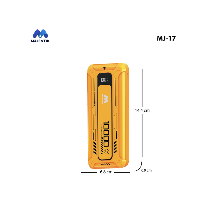 MAJENTIK Power Bank PD 22.5W Fast Charging - 10000mAh- MJ-17