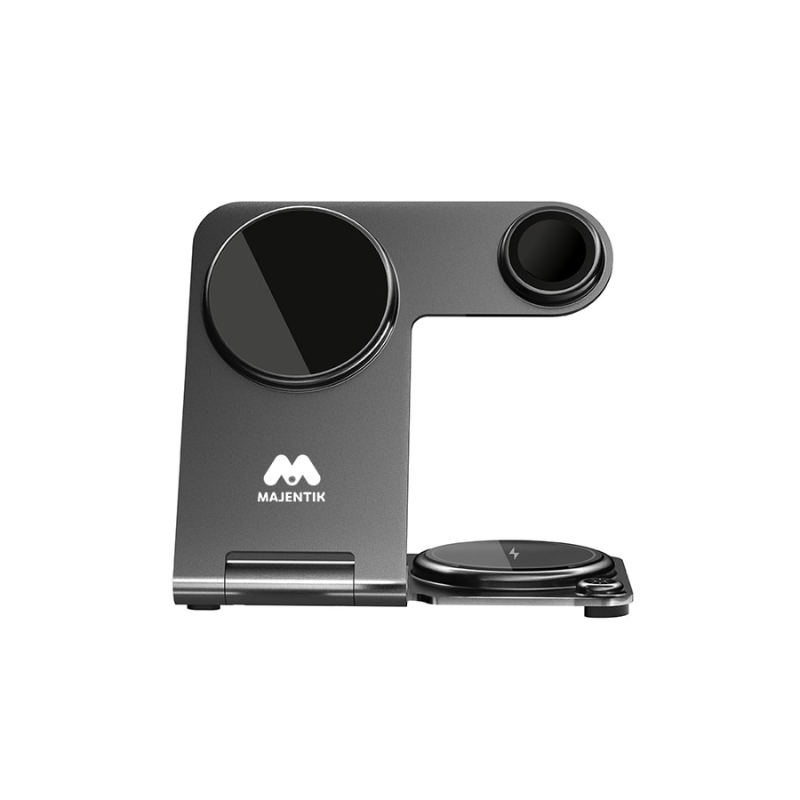Majentik Wireless Charging Station 3-in-1 - 15W Fast- MW-14