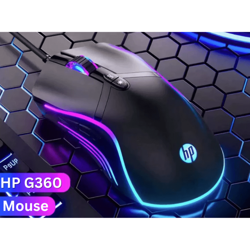 ماوس الألعاب HP G360 USB بدقة 4800 نقطة في البوصة
