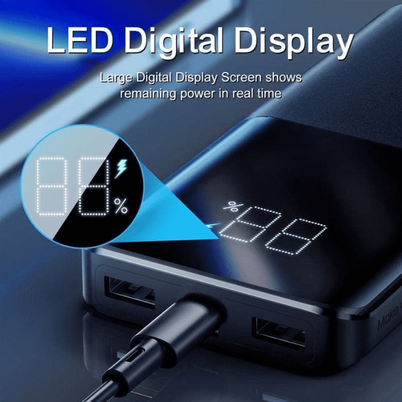 JoyRoom Power Bank 22.5W Digital Display Fast Charging 10000mAh Black JR QP191