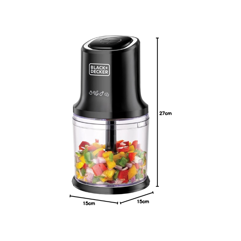 BLACK+DECKER Vertical Chopper- 4Blades- 500W- FC500-B5