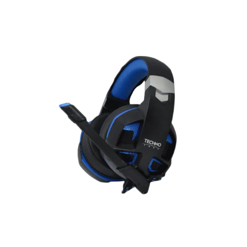 TechnoZone K-60 Black Gaming Headphone 7.1 USB Vibration