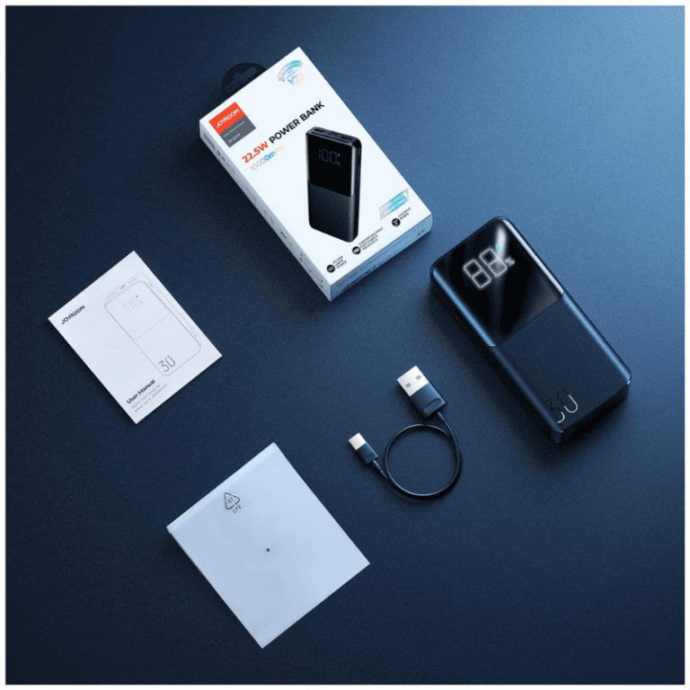 JoyRoom Power Bank 22.5W Digital Display Fast Charging 30000mAh Black JR QP193