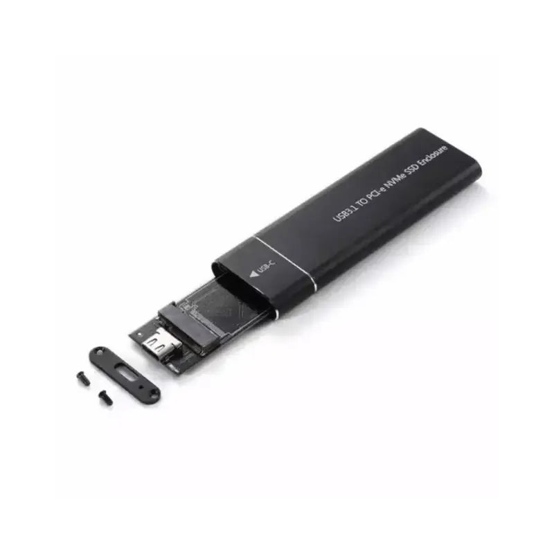 حافظة M2 SSD NVMe M2-4 USB 3.0 إلى Type-C باللون الأسود