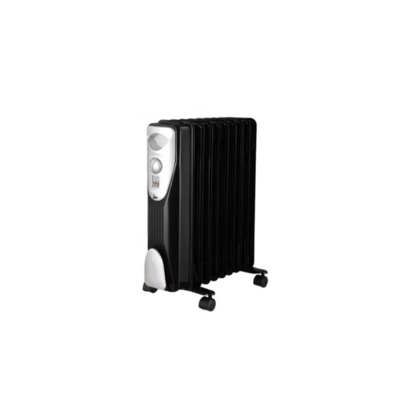 Jac NGH-329B Oil Heater 9 Fins 1500 Watt Black