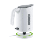 Braun PurEase Kettle 1L 2200 Watts 3Way protection Rapid boil system 45sec WK3000 WH Electric Kettle - White - Image 3