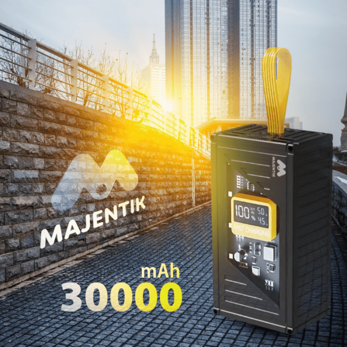 Majentik Power Bank PD 22.5W Fast Charging - 30000mAh, MJ-12 - Image 4