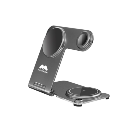 Majentik Wireless Charging Station 3-in-1 - 15W Fast, MW-14