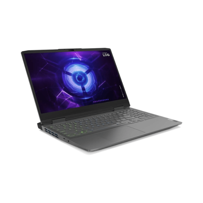 ⁦LENOVO LOQ 8PED CORE I7  13650HX  14 كور   16 جيجا DDR5 512SSD 6G RTX 4050  144 هرتز  15.6  عامين⁩ - الصورة ⁦2⁩