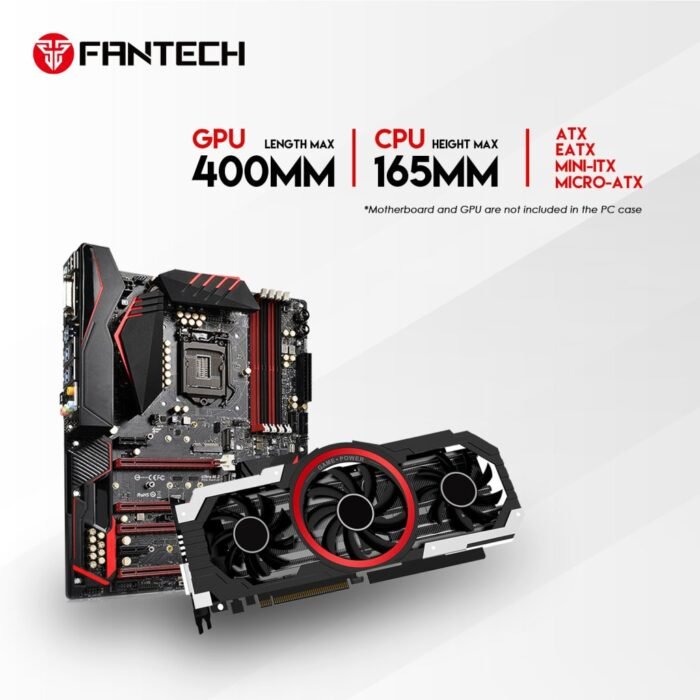 HEXA XL CG82 RGB FAN FULL TOWER CASE BLACK - Image 3