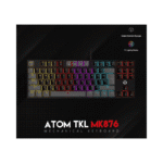 ⁦كيبورد جيمينج ميكانيكي FANTECH ATOM MK876 V2 TKL بـRGB  والمفاتيح ممكن تبدّلها بسهولة (Hot-Swappable)⁩ - الصورة ⁦2⁩