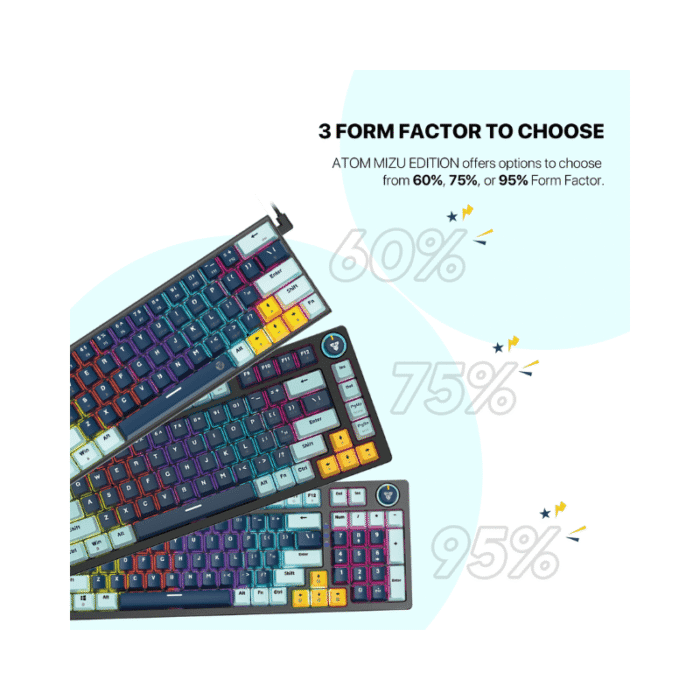 ⁦كيبورد جيمينج ميكانيكي FANTECH ATOM96 MK890V2⁩ - الصورة ⁦4⁩