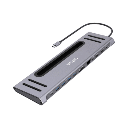 Onten Hub 12*1 Type C To HDMI 4K 2 SD/TF Card+USB 3.0*4+PD Charge+Type-C+Audio+ Lan10/100/1000 OTN 9199