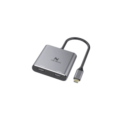 Lavvento Type-C Hub to Dual HDMI USB PD Type C Charging Port