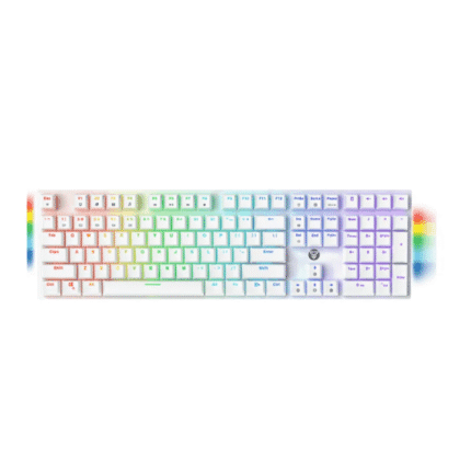 Keyboard Fantech Mechanical Maxfit108 MK855 White