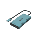 Onten HUB 4×1 – موزع Type-C إلى شاشتي 4K + VGA + إخراج صوت (MST) – OTN-M206