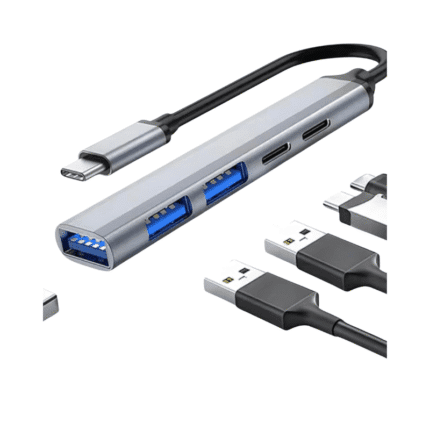 Onten HUB 5×1 موزع Type C إلى USB 3.0 USB 2.0 شحن PD  منفذ شبكة OTN UC121
