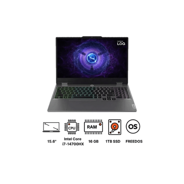 Laptop Lenovo CI7 M-LOQ-15IRX9 16/SSD 1TB/V 8 RTX 4060/14700HX - Image 4