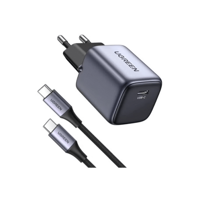 UGREEN Nexode fast Charger 30W USB-C PD Gray - Image 1