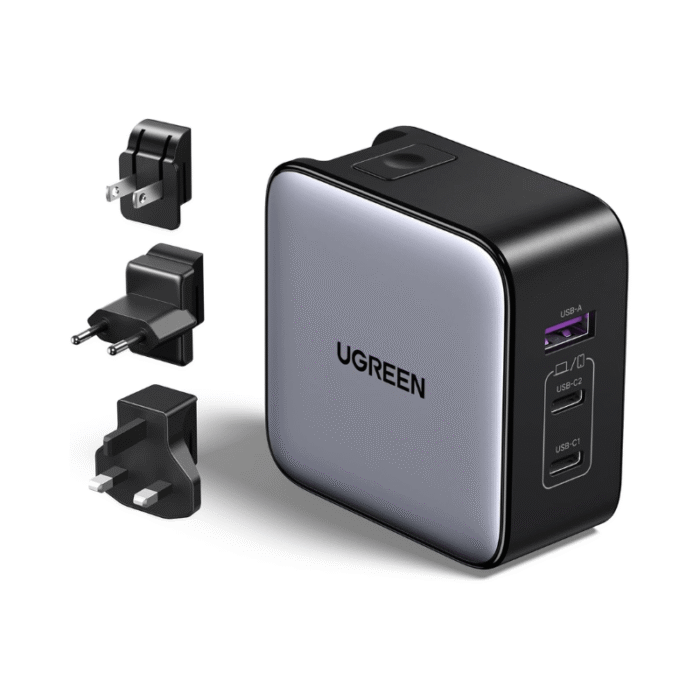 UGREEN Nexode Fast Charger 65W 2 USB C1 USB A Black - Image 1